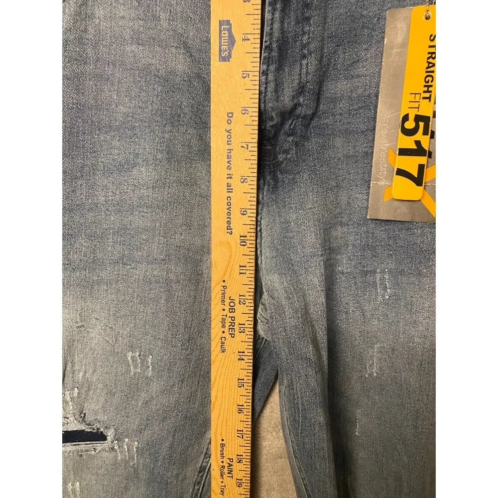RawX Men's Jeans W42 L32 Light Blue 517 Straight Fit